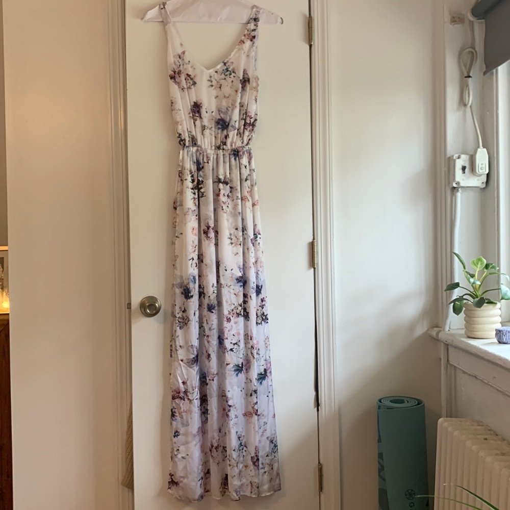 Show Me Your Mumu Deep V Maxi Dress